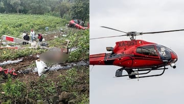 De último momento se reporta el desplome de un helicóptero en municipios de Edomex y Morelos: hay dos fallecidos.