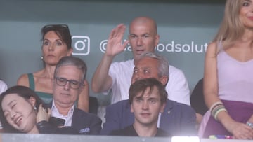 Zinedine Zidane, en El Arcángel