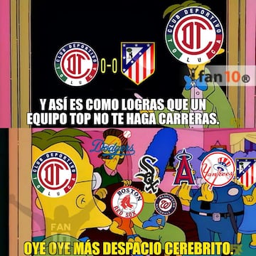 Toluca y Atlético de Madrid empatan y los memes se aburren