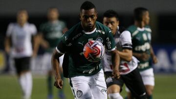 Miguel Borja, delantero de Palmeiras