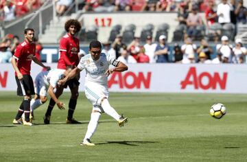 23/07/17 GIRA PRETEMPORADA USA PARTIDO AMISTOSO  REAL MADRID - MANCHESTER UNITED  GOL 1-1 CASEMIRO DE PENALTI