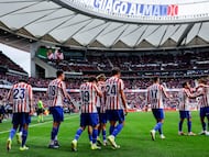 Almada cerró la goleada del Atlético ante el Mallorca.