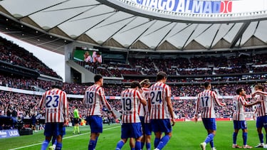 Almada cerró la goleada del Atlético ante el Mallorca.