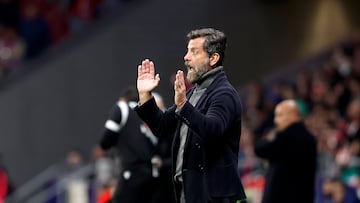 Quique Flores, con el Sevilla.