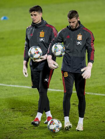 Kepa Arrizabalaga y David de Gea.