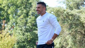 Lucas Hern&aacute;ndez, en Clairefontaine, con Francia. 