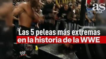 Las 5 peleas más extremas en la historia de la WWE