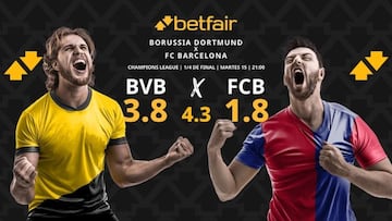 Borussia Dortmund vs. FC Barcelona: horario, dónde ver, pronósticos y cuadro