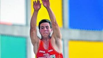 <b>GANADOR. </b>Eusebio Cáceres, ayer en Leiria.