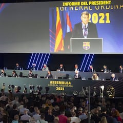 Un 94% de los socios dan luz verde a las cuentas de Laporta