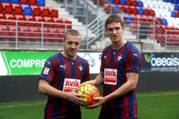 JON ANSOTEGI Y RODASEVIC como nuevos jugadores de el Eibar