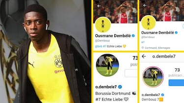 Dembelé borra en sus redes que es jugador del Dortmund