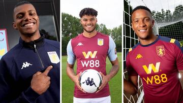 Wesley, Mings y Konsa, nuevos jugadores del Aston Villa