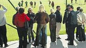 <b>LEZAMA. </b>Los campos de entrenamiento actuales podrían ser recalificados para llevarlos a otra zona y sanear la economía del club.