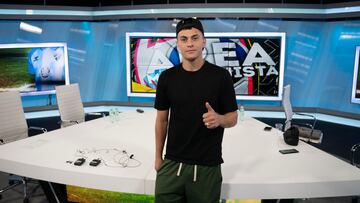 Yanis Rahmani, en el plató de Área Malaguista (101 TV).