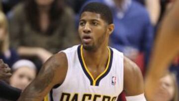 Paul George en acción.