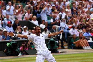 Marin Cilic overjoyed to be through to the final.