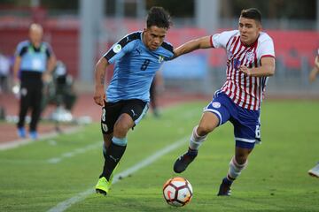 El volante paraguayo juega en Defensa y Justicia de Argentina y suma ocho juegos en la Superliga. 