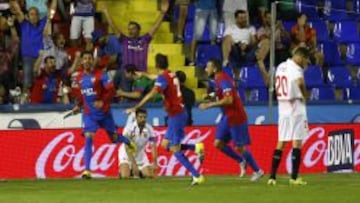 Levante y Sevilla se reparten los puntos y siguen sin saber ganar