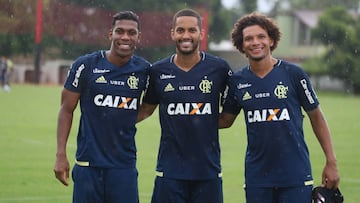 Orlando Berrío marca su primer gol con Flamengo