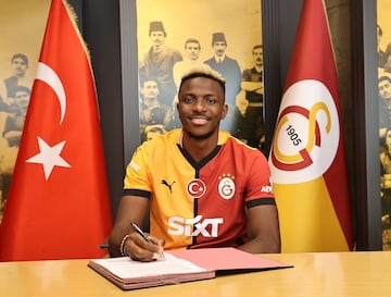 Osimhen didn't get a move to Saudi Arabia; the striker signed for Galatasaray shortly after.