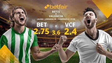 Real Betis Balompié vs. Valencia CF: alineaciones, horario, TV, estadísticas y pronósticos LaLiga