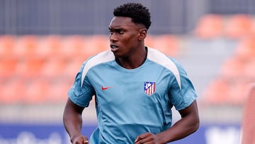 Samu, de vuelta al trabajo con el Atlético.