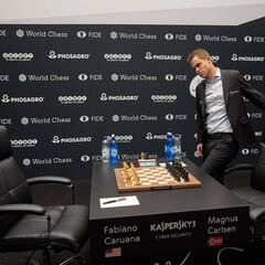 Caruana y Carlsen sellan sus terceras tablas en el Mundial
