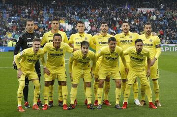 Villarreal's starting line-up.