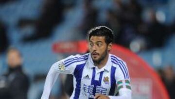 Carlos Vela terminó como capitán el partido en Vigo