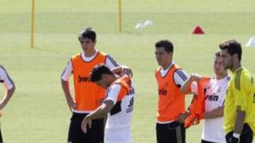 El Real Madrid C rellena una sesión bajo mínimos