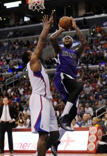 DeMarcus Cousins (15) ante DeAndre Jordan (6).