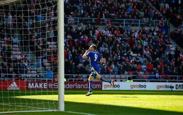 Vardy double makes Ranieri's eyes well up with joy