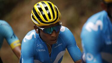 Nairo Quintana tuvo una destaca etapa 15 en el Tour de Francia en la que trabajó para Landa