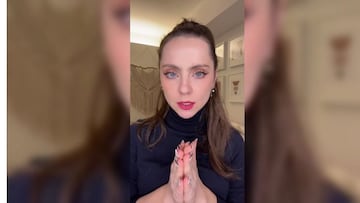 La influencer cuenta que en Rusia hay desinformación sobre el conflicto