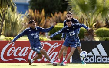 Buenos Aires 02 Octubre 2017
Eliminatorias Rusia 2018
Entrenamiento de la SelecciÃ³n Argentina previo al partido contra Peru, en el Predio Julio H Grondona.

Foto Ortiz Gustavo 