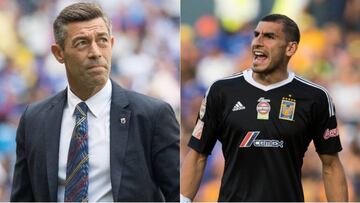 Pedro Caixinha y Nahuel Guzm&aacute;n se hacen de palabras