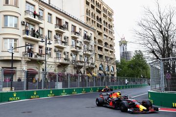 La loca carrera en el circuito urbano de Bakú