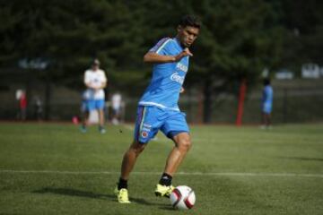 La Selección entrenó durante una hora y media. El trabajó se enfocó en lo físico.