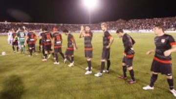 Formación del Atlético frente al Jaén.