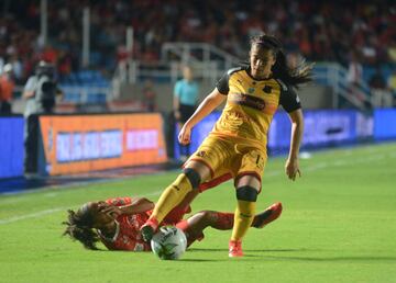 Con goles de Catalina Usme y Carolina Pineda, América venció 2-0 al Medellín en el juego de ida de la final de la Liga Águila Femenina 2019, que se definirá el 30 de septiembre en el Atanasio Girardot.