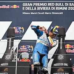 Bagnaia: “Márquez es el más valiente en estas condiciones”