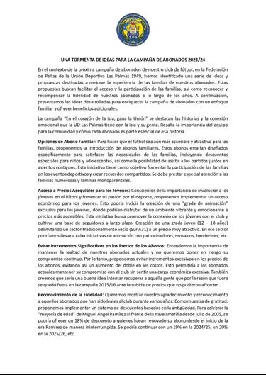 Matices para la Campaña de Abonados: “Es normal que suban los precios”