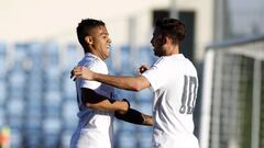 Mariano y Mayoral, en su etapa en el Castilla. 