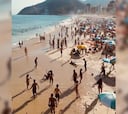 El futbol y una tarde cualquiera en una playa de Brasil