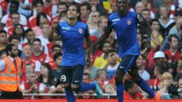 Falcao, tras marcar ante el Arsenal.