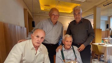 Pere Amat, Josep Dinarés, Juan Ángel Calzado y Carlos del Coso.