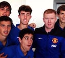La foto con Paul Scholes con la que Zubieta saca pecho