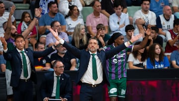 IBON NAVARRO, SPANISH HEAD OF UNICAJA BALONCESTO MALAGA DURING THE MATCH, UNICAJA Bsket Malaga vs Real Madrid SUPER BASKETBALL CUP Endesa Final match Sports Palace Murcia September 22 2024. 22/09/24 PARTIDO BALONCESTO FINAL SUPERCOPA
REAL MADRID - UNICAJA