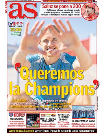 Las portadas de AS de septiembre